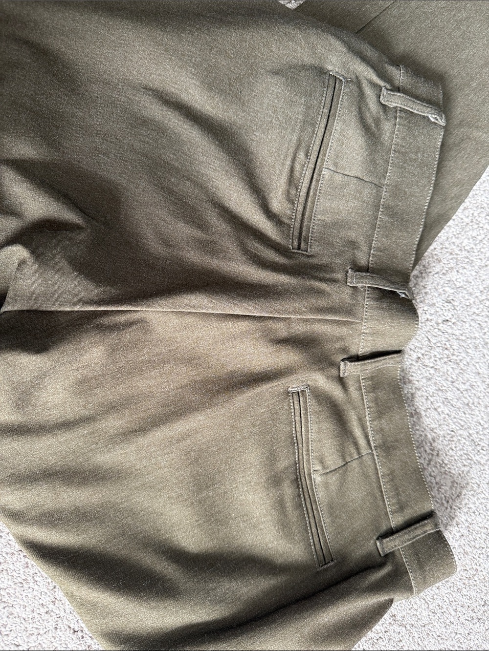Mizzen+Main Olive Dress Pants - Slim Straight - Picture 4 of 4